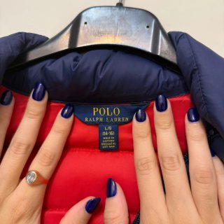 Piumino Polo Ralph Lauren Blu/Rosso L 14/16-uomo S