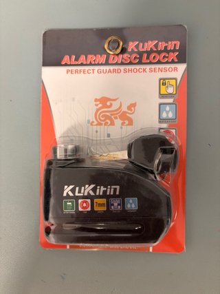 Candado Alarma KuKirin para Patinete. Sin estrenar