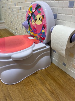 Orinal infantil con diseño de perezosos
