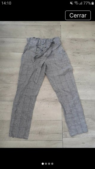 Pantalón vintage de cuadros