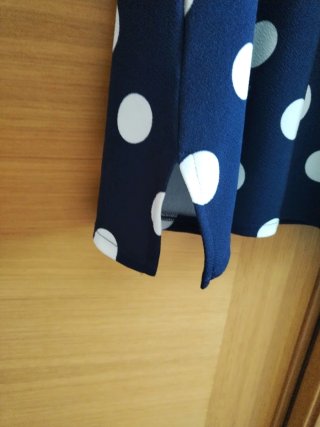 Vestido Sfera lunares azul talla M