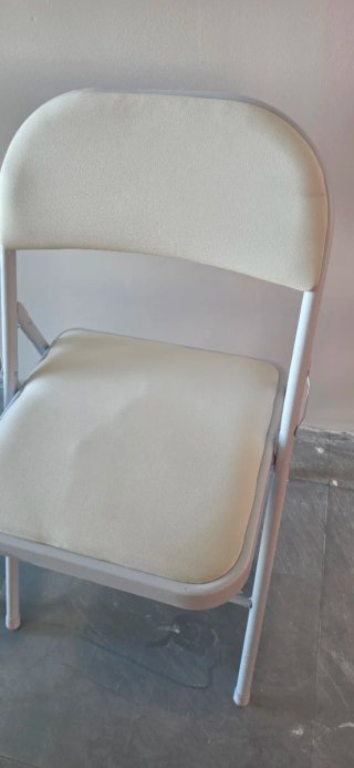 Juego de 2 sillas plegables acolchadas