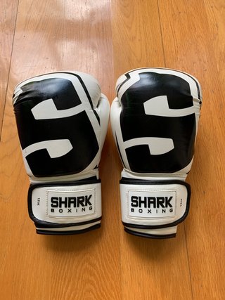 Guantes de Boxeo Shark Boxing Blancos