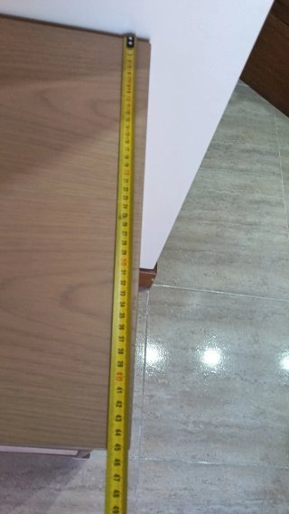 Mueble de entrada o TV de madera con espejo a jueg