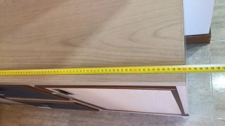 Mueble de entrada o TV de madera con espejo a jueg