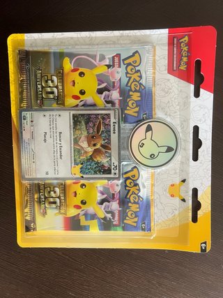 Pack Blíster Pokémon Eevee - Celebración 30 Aniver