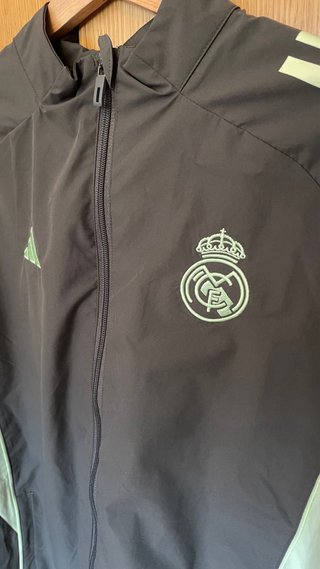 Chándal Adidas Real Madrid Gris y Verde