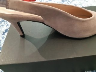Zapatos de vestir beige talla 37. Color maquillaje