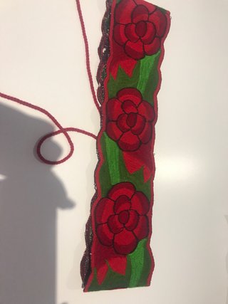 Fajilla Mexicana Bordada Flores