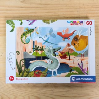 Puzzle Clementoni Dragones 60 piezas