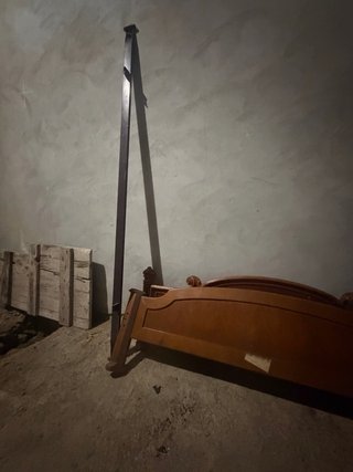 Estructura Cama Madera Clásica Cabecero
