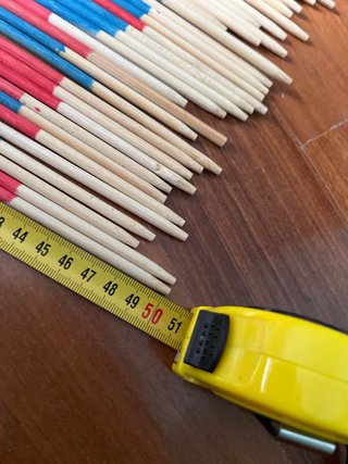 Juego Mikado de madera con bolsa
