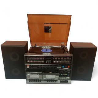 TOCADISCOS VINTAGE TOBISHI + 2 ALTAVOCES