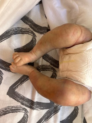 Bebé Reborn Pintado a Mano