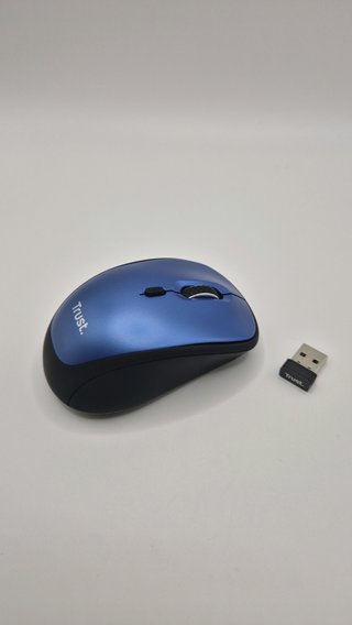 Ratón Trust Yvi+ Inalámbrico Azul