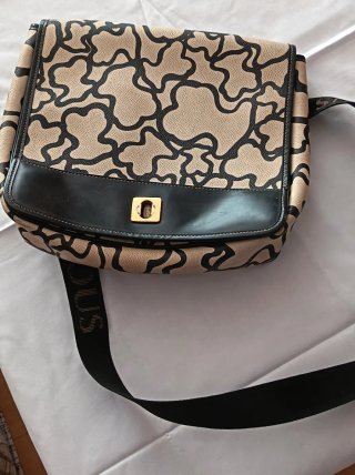 Bolso Tous Original Cierre Dorado.