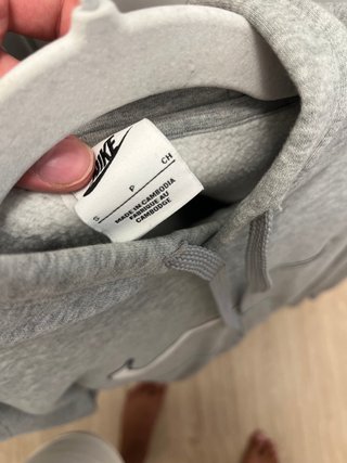 Sudadera Nike Gris Talla M