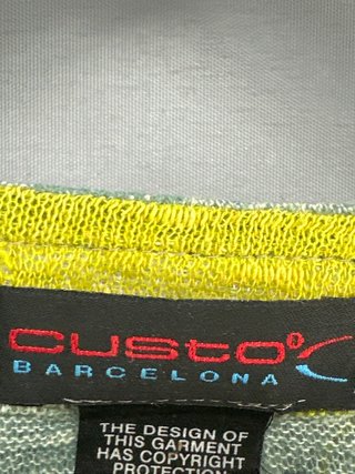 Custo Barcelona Jersey Verde y Amarillo Mujer