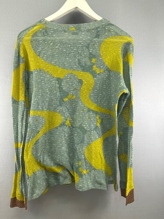 Custo Barcelona Jersey Verde y Amarillo Mujer