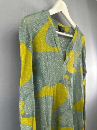 Custo Barcelona Jersey Verde y Amarillo Mujer