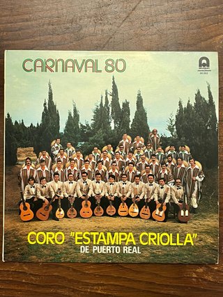 Disco Vinilo Carnaval 80 - Estampa Criolla