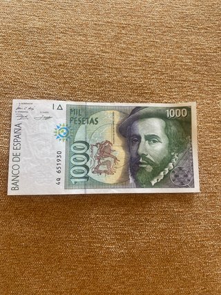Billete 1000 Pesetas Banco de España 1992