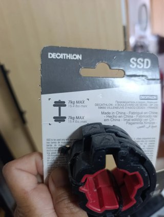 Pinzas sujetapesas Decathlon SSD 28mm