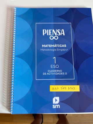 Libro de texto 1ESO matemáticas.Libro 2.mSingapur