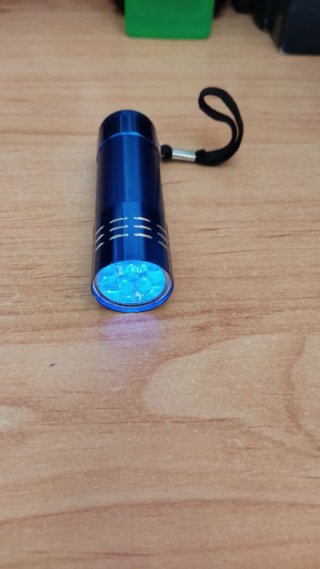 Linterna Mini UV Azul