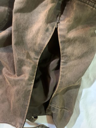 Abito corto Zara cargo marrone/fango