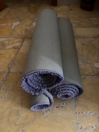 Alfombras violeta rectangulares