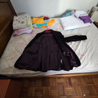 Americana Terciopelo Negro Zara Man