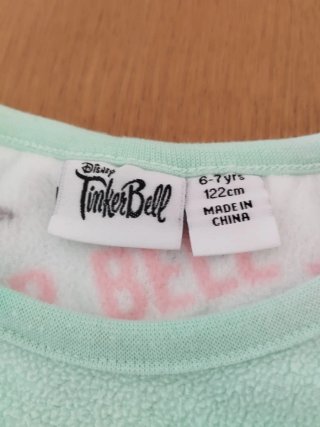 Pijama Tinkerbell Talla 6 Años