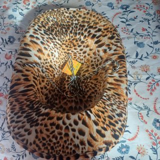 Sombrero vaquero estampado leopardo