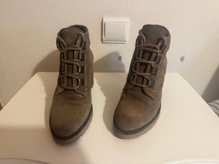 Botas de tacón piel mujer