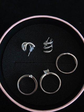 Set di gioielli in argento per donna