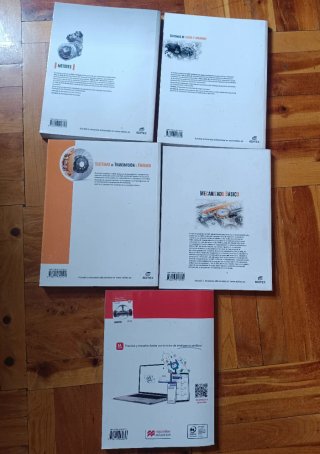Libros de texto FP primer curso grado medio