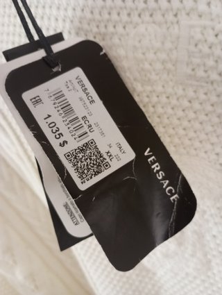Maglione Versace Bianco Taglia Unica