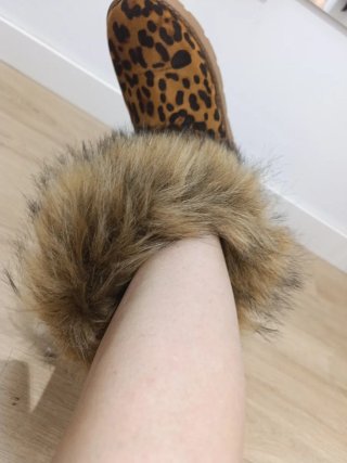 Botas esquimales con estampado de leopardo