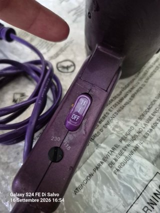 Asciugacapelli da viaggio GHD viola
