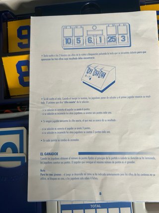 Juego de mesa Cifras y Letras