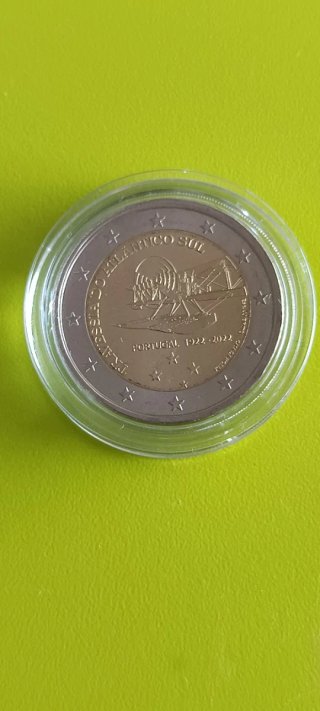 Moneda 2€ Portugal Atlántico Sul 1922-2022