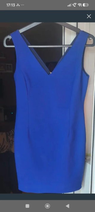Vestido elegante azul