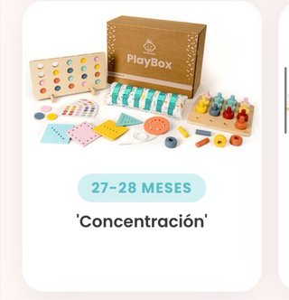 Cajas Juguetes Madera Oh My Baby 7-36 meses