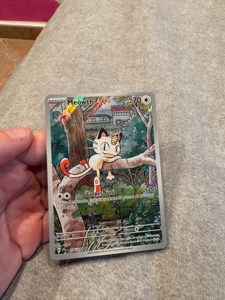 Carta Pokémon Meowth Básico 70 HP