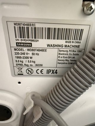 Lavadora Samsung Ecobubble DIT 8.5/5KG