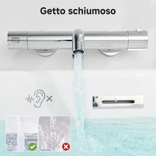 Miscelatore Doccia Termostatico Cromato