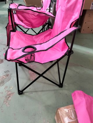 Juego 2 sillas de camping plegables con sombrilla
