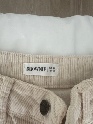 Pantalones pana Brownie beige