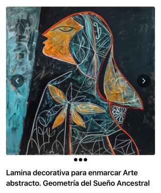 Lámina decorativa para enmarcar Arte Abstracto